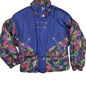 Vintage Multicolor Snow Ski Jacket 1980’s